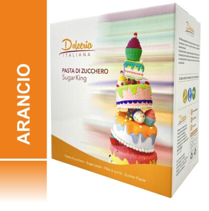 Pasta di Zucchero Arancio 5kg.