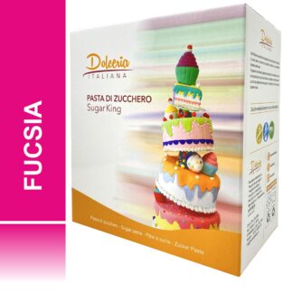 Pasta di Zucchero Fucsia 5kg.