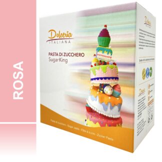 Pasta di Zucchero Rosa 5kg.