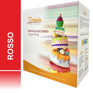 Pasta di Zucchero Rosso 5kg.