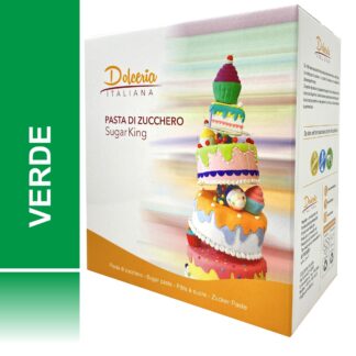 Pasta di Zucchero Verde 5kg.