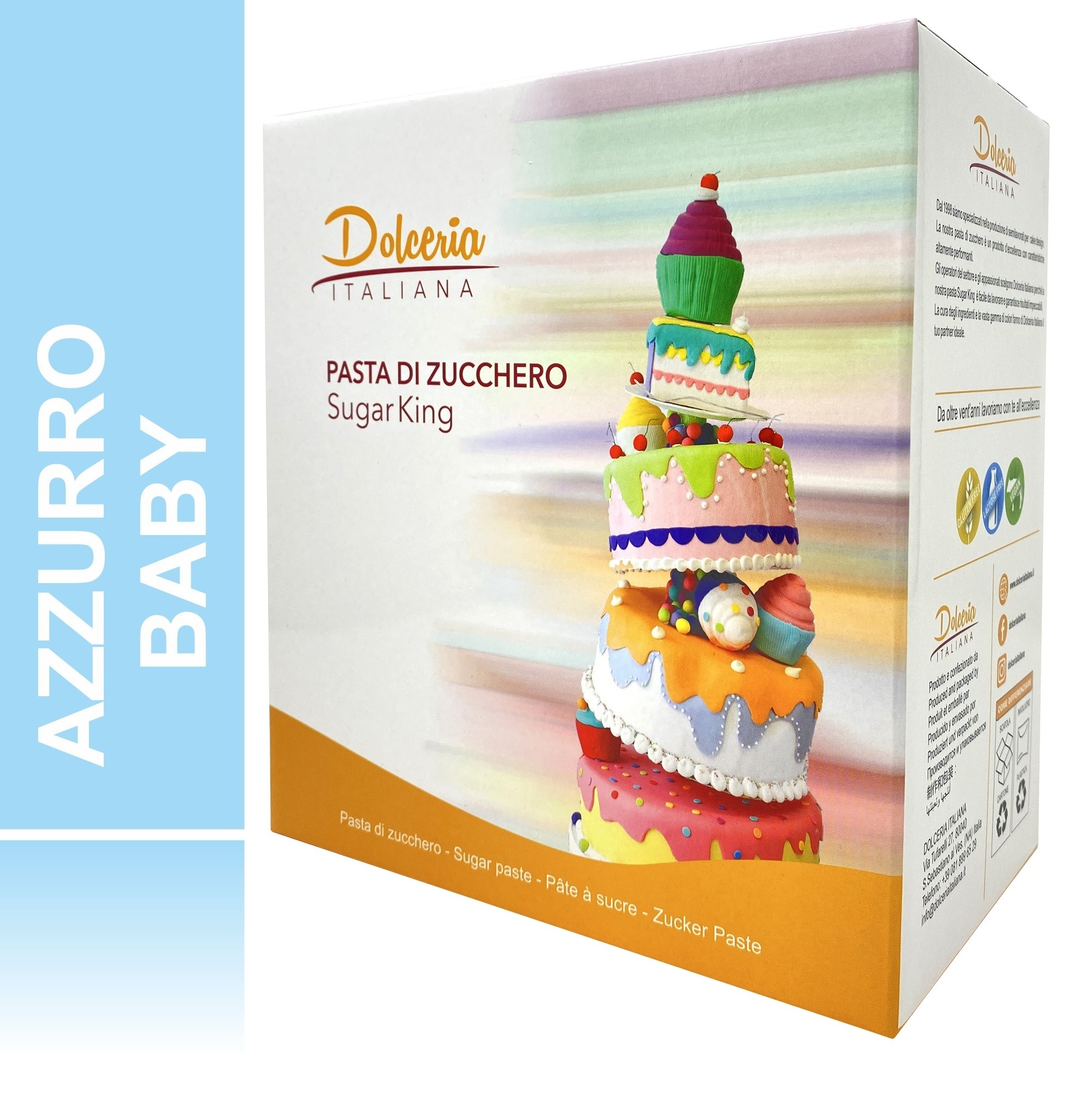 Pasta di Zucchero Azzurro Baby 5kg. – Dolceria Italiana
