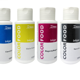 Inchiostro Alimentare C/G/M/N 4x100 ML