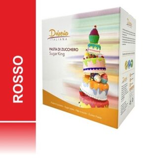 Pasta di Zucchero Rosso 5kg.