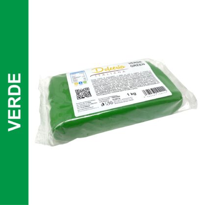 Pasta di Zucchero Verde 1kg.