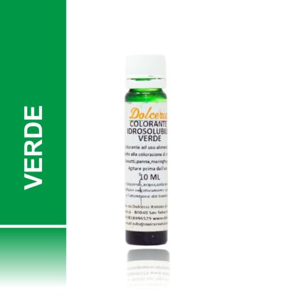 Colorante Verde 10 ML Idrosolubile