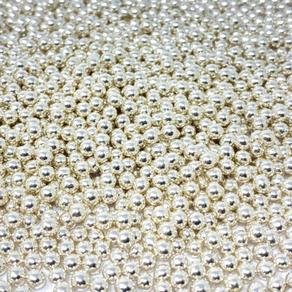 Palline argento medie 100 g - immagine 2